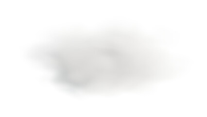 4K Res Realistic Volumetric Cloud Shape Isolated on Transparent Background | Smoke Texture