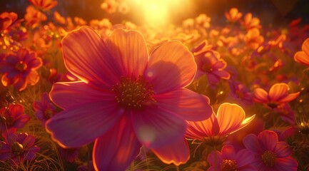 red and yellow flower