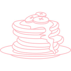 Pancake Icon Line