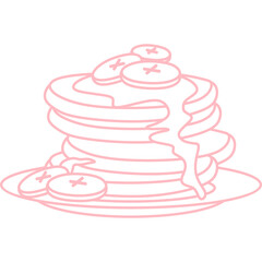Pancake Icon Line