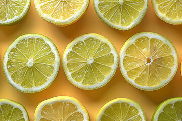 Fototapeta premium Refreshing Sliced Lime