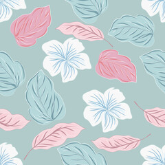 Pattern hand drawn floral, Motif ethnic ikat floral seamless textile illustration,  embroidery, print striped 
ornament floral, pattern, design for wrapping, silk, scarf, background, textile, 