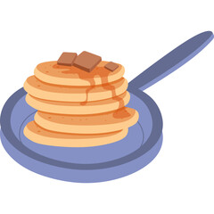 Pancake Illustration