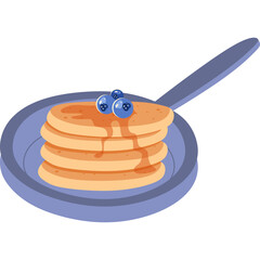 Pancake Illustration