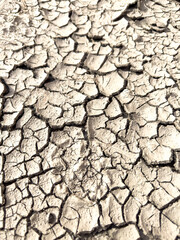 Cracked clay as an abstract background. Texture