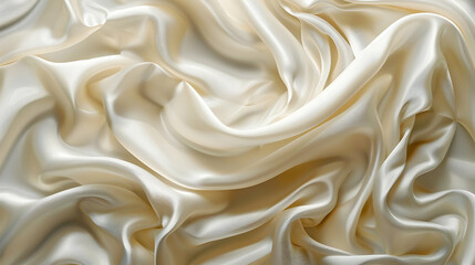 Obraz premium Creamy Silk Fabric Texture