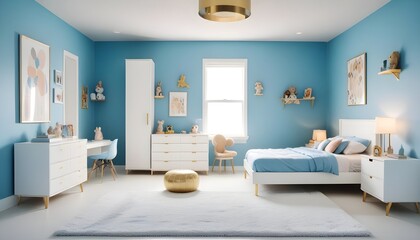 Photo interior modern design room 3d illustration