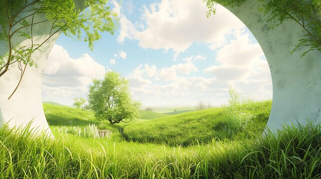 Artistic environmental designs with non-representational elements, Environment, Artistic, Non-representational