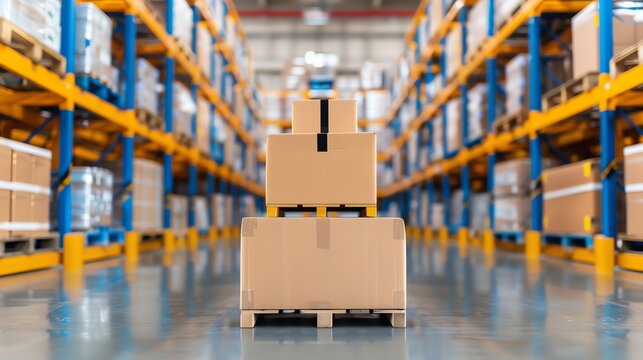 Carrier handling distribution of shipments, organized logistics