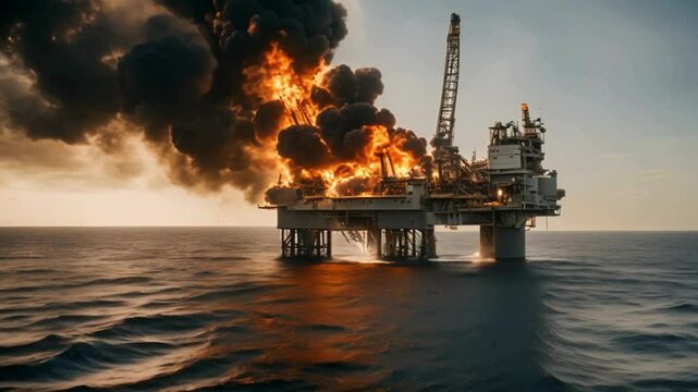 Oil Rig Explosion Images – Browse 2,798 Stock Photos, Vectors, and ...