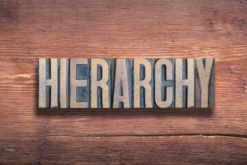 hierarchy word wood