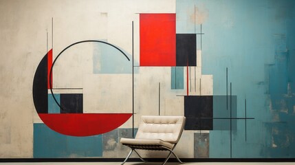 Abstract Space With Chair