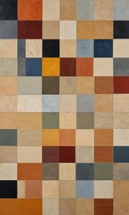 Abstract Colorful Tile Pattern.