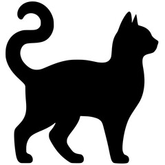 Simple cat silhouette