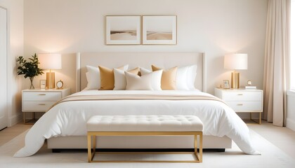 Photo interior modern design room 3d illustration