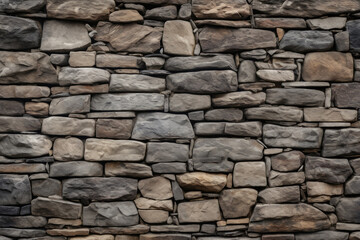 Fototapeta premium Processed collage of old medieval stone wall texture in daylight. Background for banner
