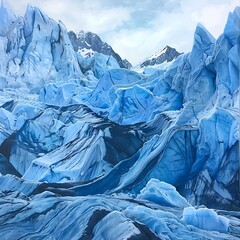 Obraz premium snow covered mountains in winter