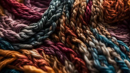 Image with multiple fabrics overlapping