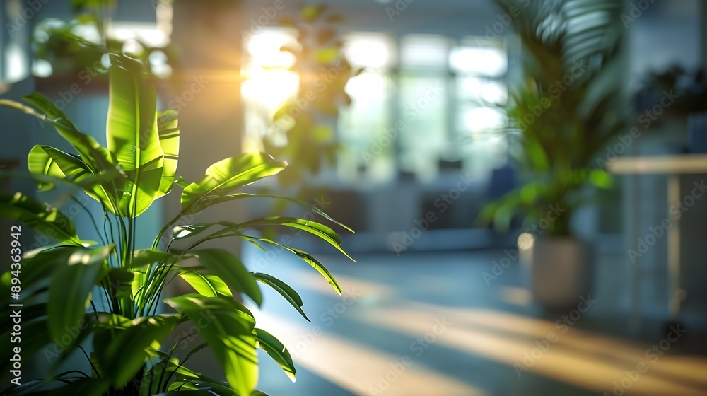 Aufkleber It must be the weekend Shot of an empty office : Generative AI