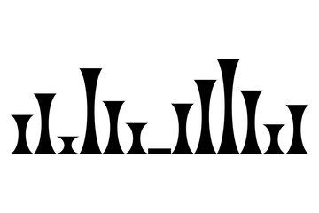 Sound wave. Audio digital equalizer technology, musical pulse Illustration. Voice line waveform or volume level symbol. Curve radio wave