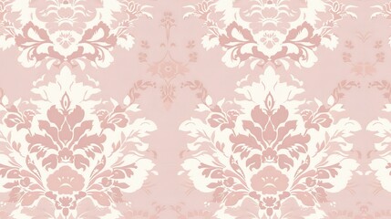 Fototapeta premium Light Pink pattern wallpaper