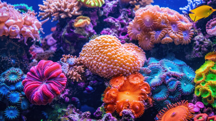 Vibrant Coral Reef Ecosystem