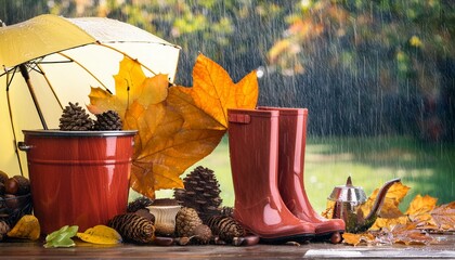 秋の気配の背景