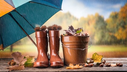 秋の気配の背景