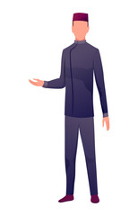 People cooking in restaurant kitchen. Professional chef with crew preparing food, waiter with serving plate illustration