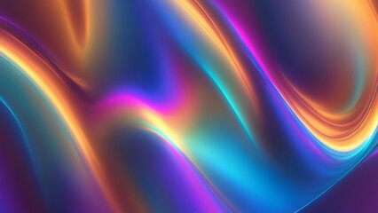 Colorful abstract background with vibrant swirly lines in blue, purple, and gold colors