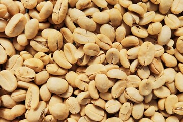 Close up of coffee beans for background          