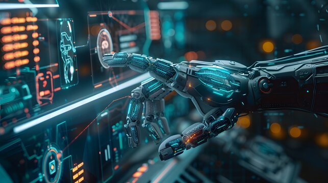 The robot is doing the assigned work.