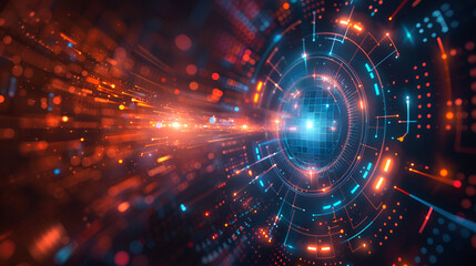 Digital transformation conceptual for next generation. Generative AI