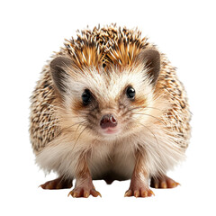 Obraz premium Adorable Hedgehog Stares Straight into the Camera with Curiosity on its Cute, Quirky Face