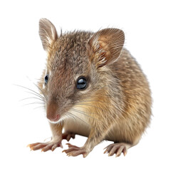 Obraz premium Adorable Close-Up of a Curious Field Mouse with Gleaming Eyes