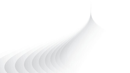 Abstract  white and gray color, modern design stripes background with geometric round shape. Vector illustration.