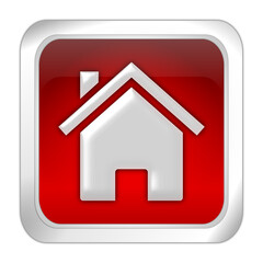 Home Button - 3D illustration