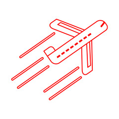 Fototapeta premium plane icon.eps