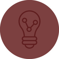  Web Analytics Vector Line Maroon Circle Maroon