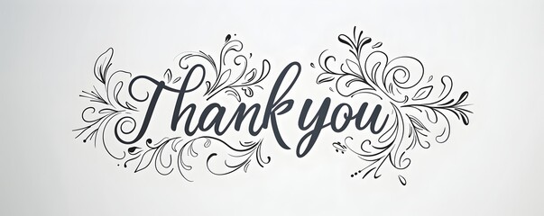 Thank you. This is a simple line art vector illustration with a white background in the minimalist style. It uses elegant cursive writing with simple lines and a soft gray color palette consistent wit