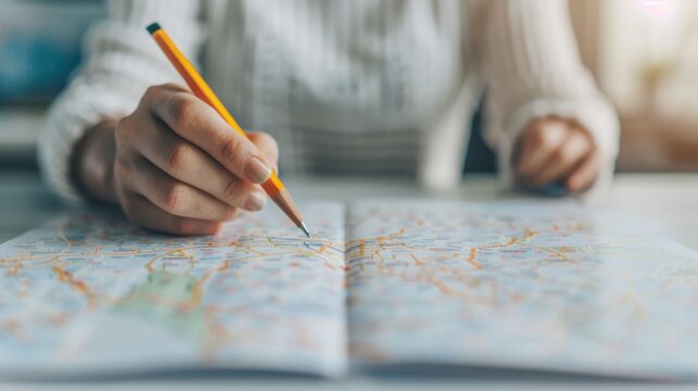 Travel manager coordinating seasonal transportation schedules, optimizing logistics efficiency, ample space for text, encompassing all elements, rich depth of field for clarity.