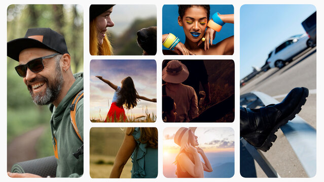 Split Screens 8 Frame Transitions