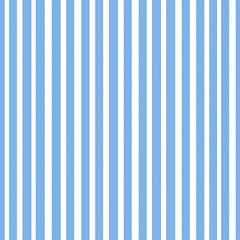 Obraz premium Seamless pattern, repeat blue and white stripes pattern, tileable stripe country nautical coastal style print for wallpaper, wrapping paper, fabric and product design idea