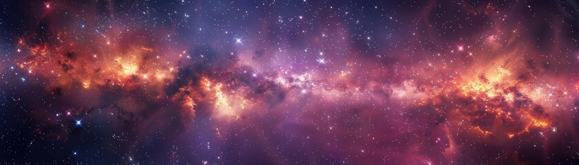 Obraz premium 3dbackground, cosmic, galaxy, nebula, stars, infinite space