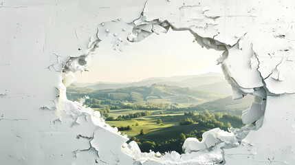 Seeing the world through a hole