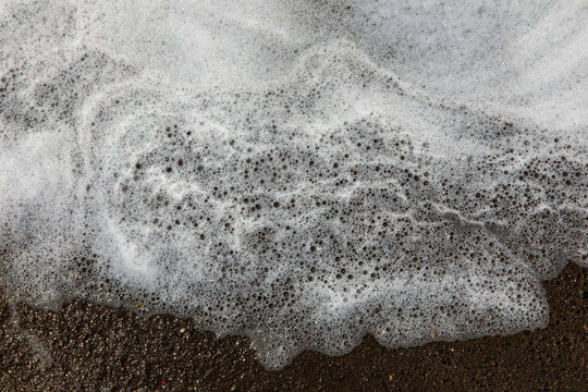 Environmental Hazard: Toxic PFOS Chemical Fire Foam Floating Down the Street, PFAS Firefighting Chemicals