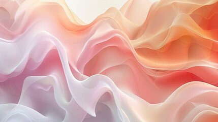 Fototapeta premium An abstract background with smooth gradients and organic shapes in a soothing palette