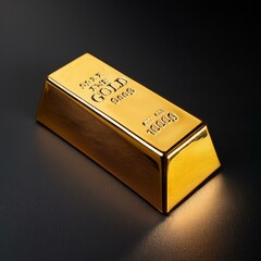 gold ingots, AI generated