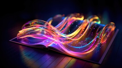 Glowing Book of Imagination