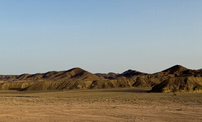 landscape in the desert